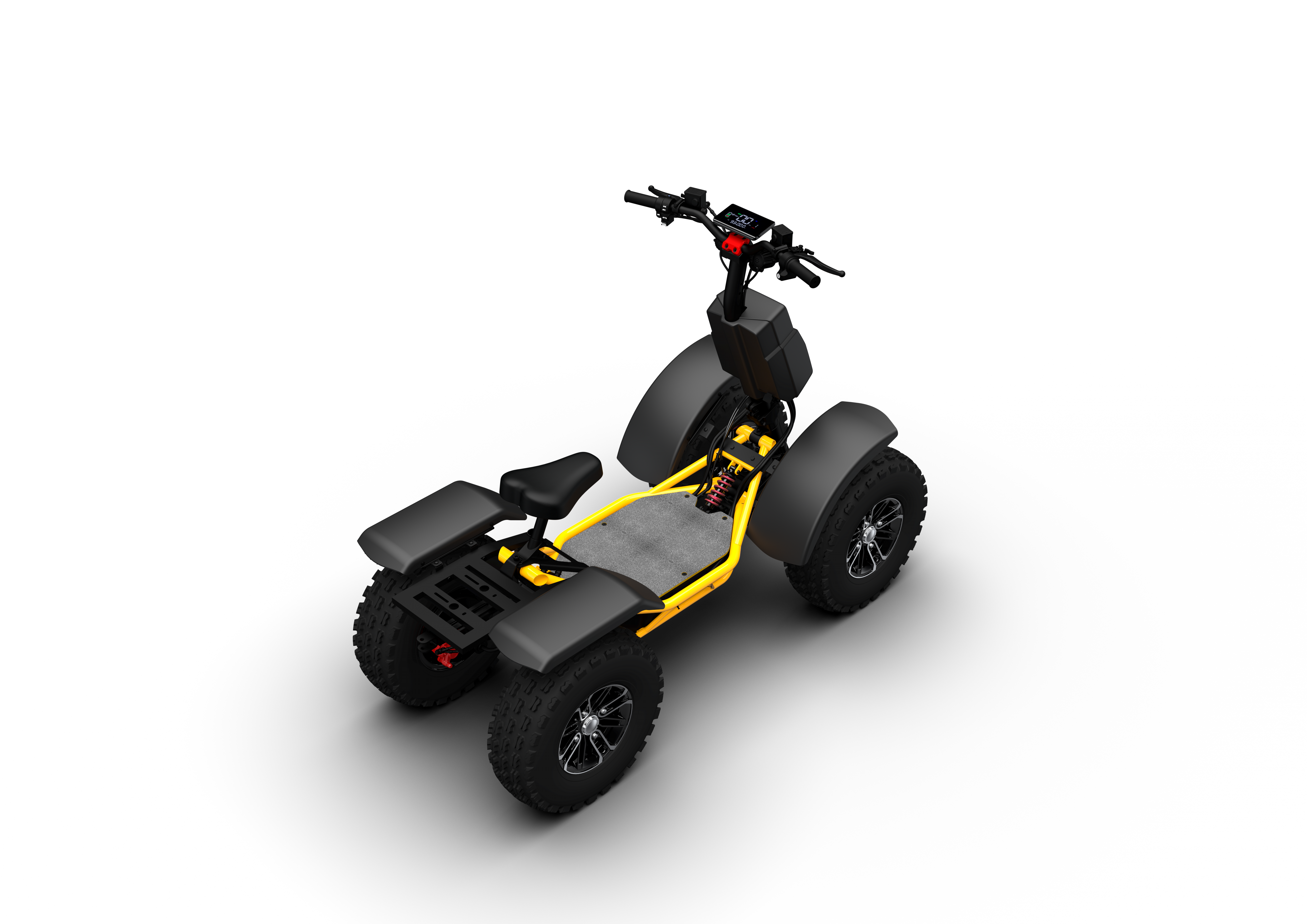 2WD Rear-Side View